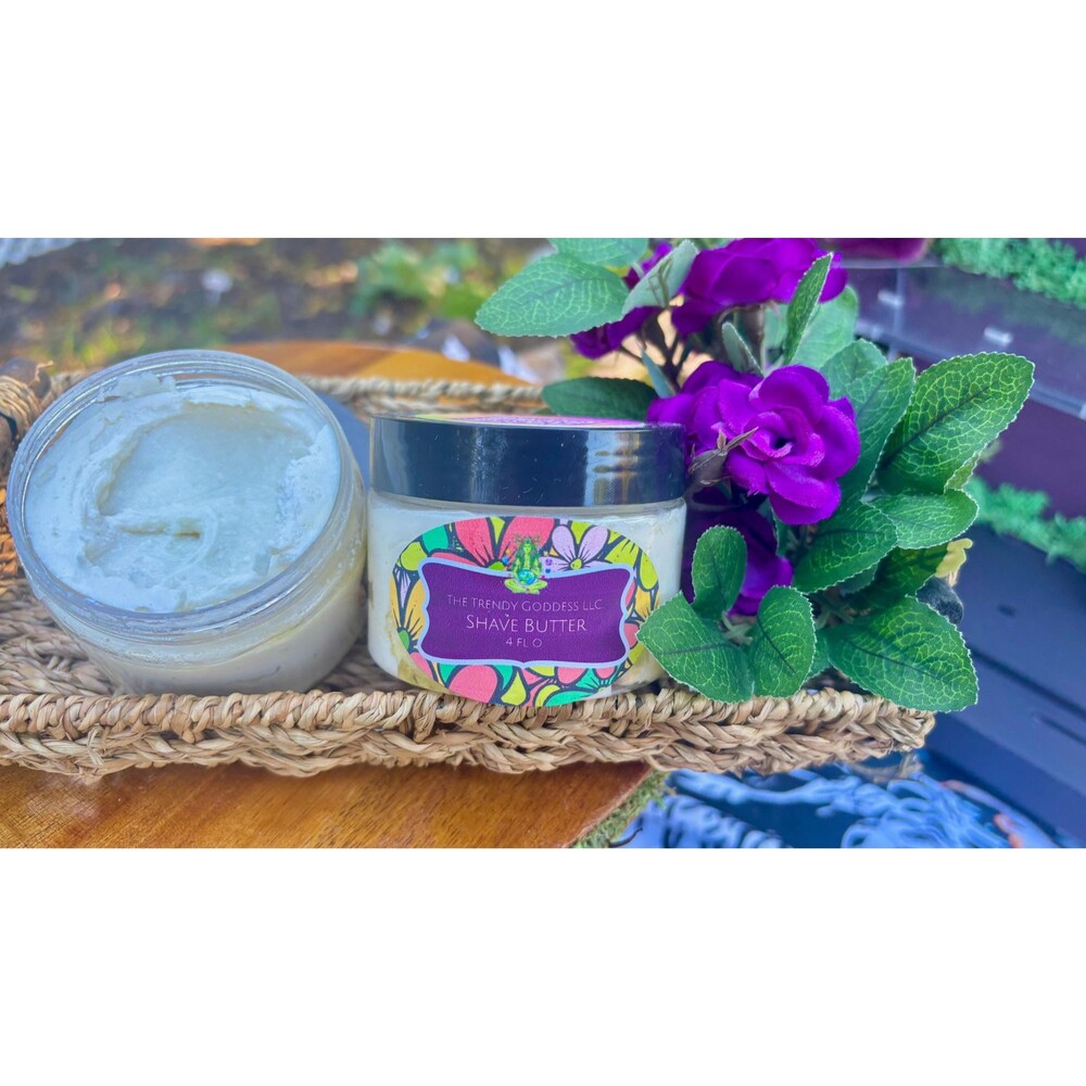 Natural Shave Butter for Sensitive Skin, Moisturizing Shaving Cream for Razor Bu